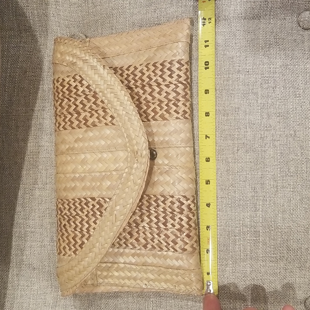 Women's Handbag...clutch, straw - Picture 4 of 5